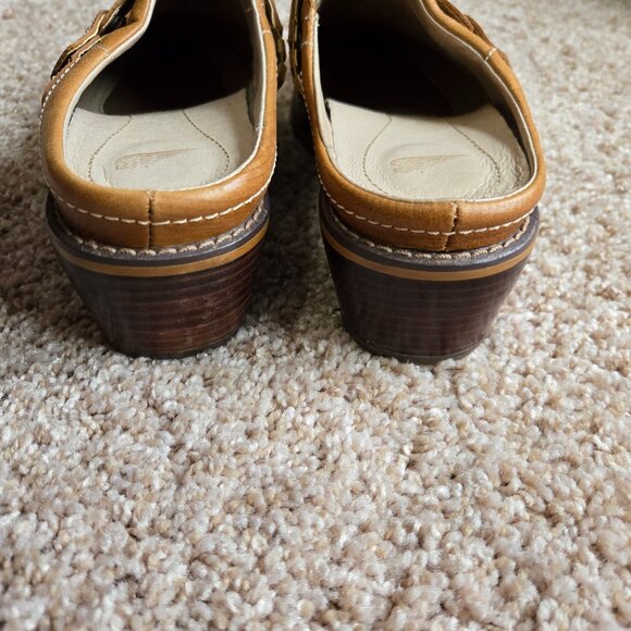 Red Wing Shoes Women's 7D Celina Mule Clog Brown Leather Casual Block Heels 4908 - Picture 3 of 6